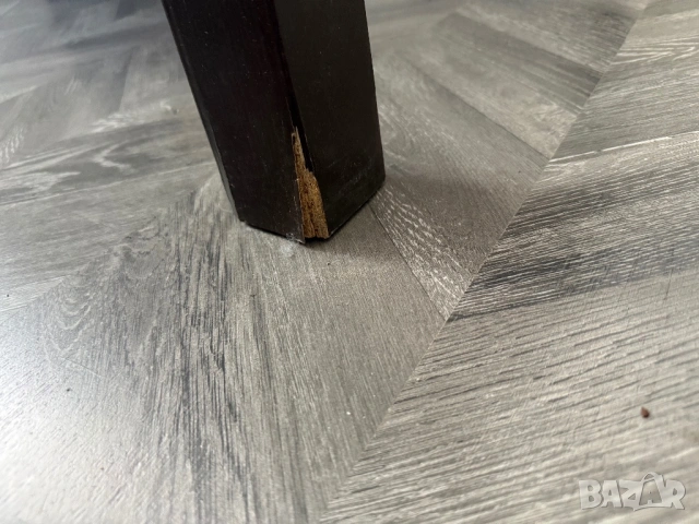 IKEA BJURSTA разтегателна маса – черно-кафява, снимка 4 - Маси - 54571361