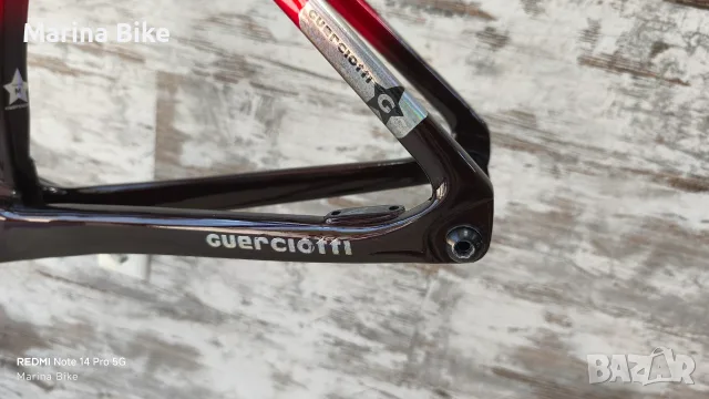Карбонова шосейна рамка Guerciotti Veloce S Disc | M, снимка 11 - Части за велосипеди - 55365183