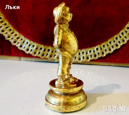 Калаена фигура Санчо Панса,позлата. , снимка 2 - Статуетки - 55531306