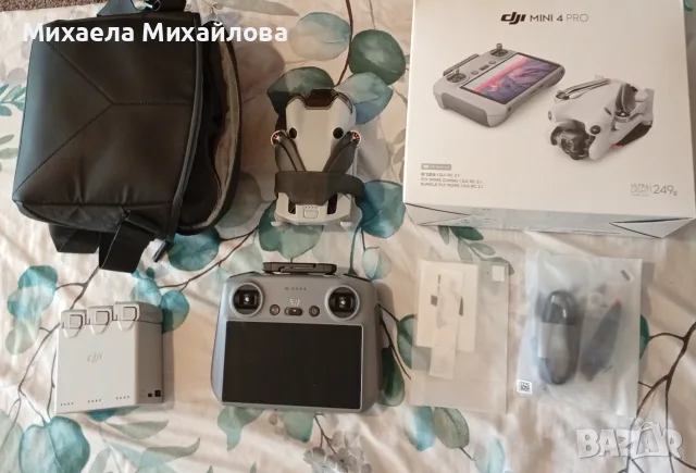 DJI Mini 4 Pro Fly More Combo – ТОП СЪСТОЯНИЕ, снимка 9 - Дронове и аксесоари - 55614777