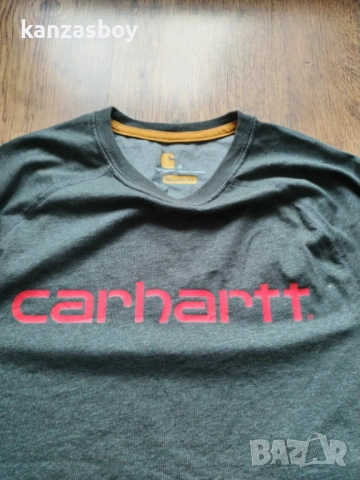 Carhartt Men's Loose Fit Heavyweight Short-Sleeve Logo Graphic  - мъжка тениска р-р S, снимка 2 - Тениски - 54381648