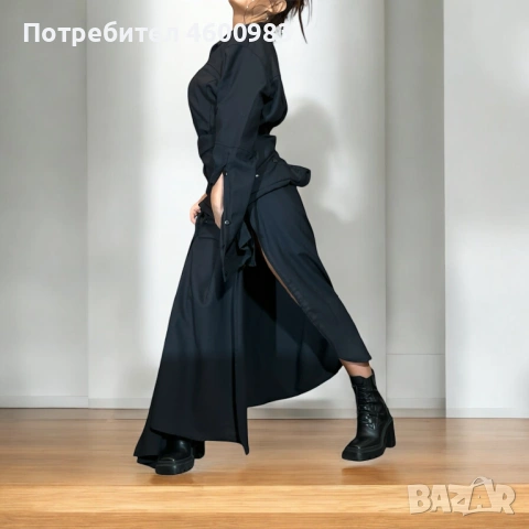 Рокля черен текстил, снимка 8 - Рокли - 54193510