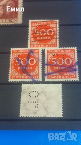 Марки Бавария 1911-1923, снимка 4 - Филателия - 55104393