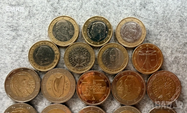 2 лота от Евро монети 1 лот от 9 монети, 2 лот от 27 монети, снимка 3 - Нумизматика и бонистика - 53452721