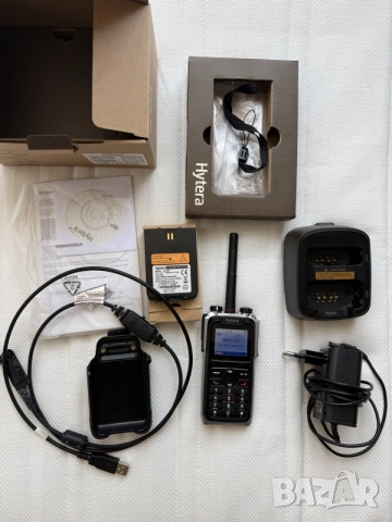 Hytera X1p UHF DMR цифрово/аналогова радиостанция за радиолюбители или професионална употреба. , снимка 3 - Друга електроника - 55377830
