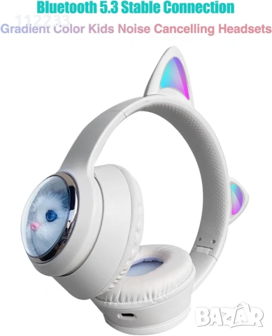 Безжични слушалки за момиченце, снимка 9 - Bluetooth слушалки - 54955952