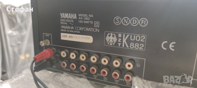 Yamaha AX-380 , снимка 3 - Ресийвъри, усилватели, смесителни пултове - 54166084
