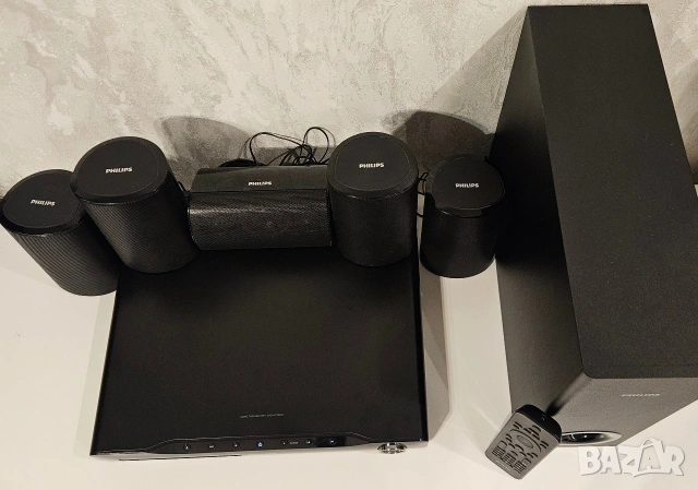 Домашно кино Philips 5.1 - 600W (TOP PRODUCT)(ПОСЛЕДНА БРОЙКА - ПЪЛЕН КОМПЛЕКТ)