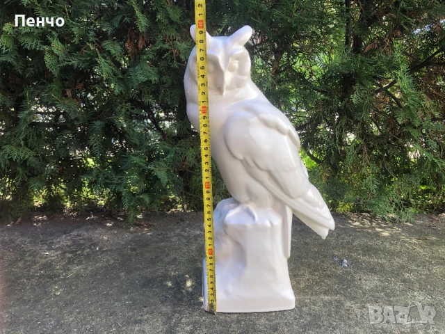 стар немски порцелан - голяма порцеланова фигура БУХАЛ, снимка 2 - Антикварни и старинни предмети - 51047983