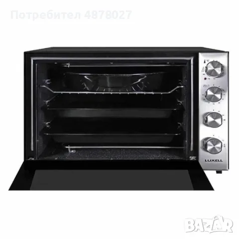МИНИ ФУРНА , 70л ЧЕРЕН ГРАНИТ LX-9325CTDB,ЧЕРЕН INOX LUXELLLX-9325-CTDX, снимка 4 - Печки, фурни - 55513478