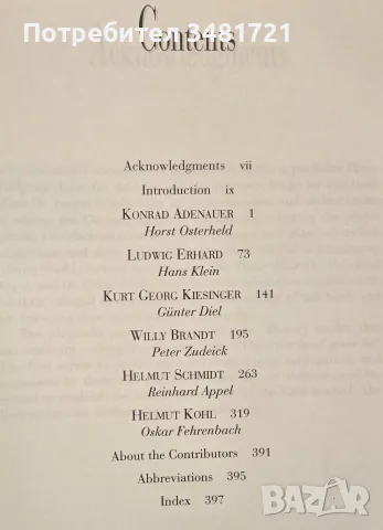 The German Chancellors, снимка 3 - Биографии, мемоари и спомени - 55362537