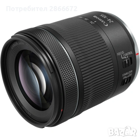 Обектив Canon RF 24-105mm f/4-7.1 IS STM, чисто нов, снимка 2 - Обективи и филтри - 55254581
