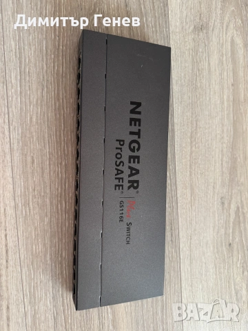 Netgear GS116Ev2 - 16-Port Gigabit Ethernet Plus Switch, снимка 2 - Суичове - 55178469