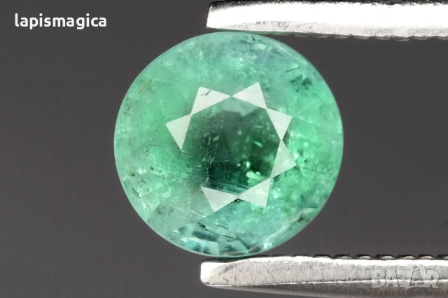 Естествен смарагд от Нигерия 0.74ct 5.5mm