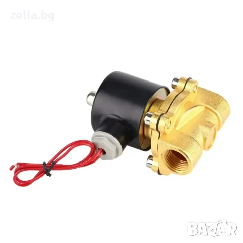 Електромагнитен клапан 220V 1/2 инча, нормално затворен – месинг, NBR уплътнение – за вода 10302, снимка 9 - Аксесоари и консумативи - 54663223