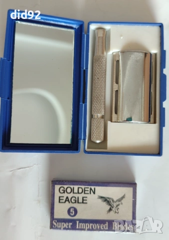 Ретро пътен комплект за бръснене с ножчета Golden Eagle, снимка 2 - Други - 54699443