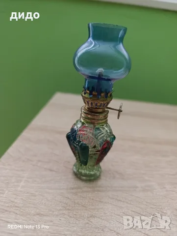 Мини газена лампа, стъклена 