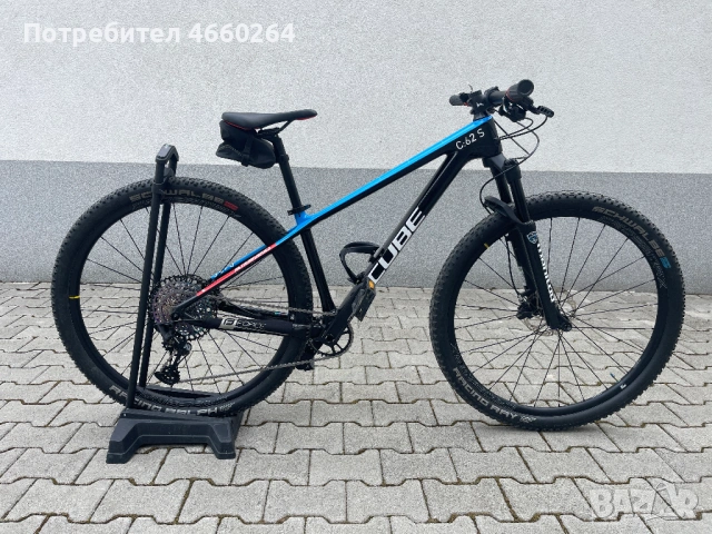 Велосипед Cube Elite C:62 SLX Rookie carbon 29 S карбон + подаръци