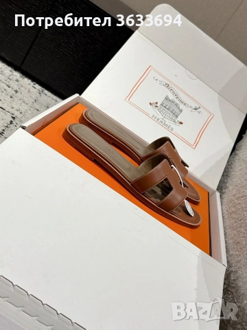 чисто нови чехли Hermes, снимка 2 - Чехли - 55115917
