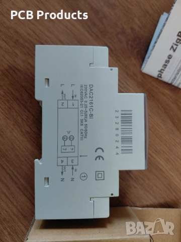 Смарт електромер tuya zigbee DAC2161C-BI , снимка 2 - Друга електроника - 54158521