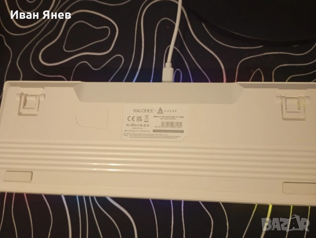 !!!ЧИСТО НОВА!!! Механична клавиатура БЯЛА, снимка 4 - Клавиатури и мишки - 54014667