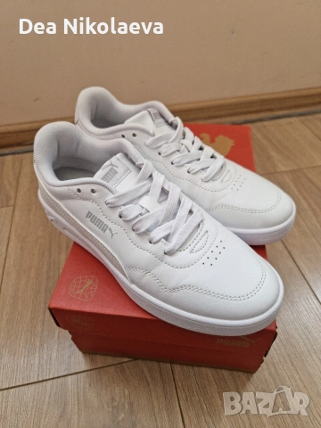 Нови бели скинърси Puma, снимка 3 - Маратонки - 54561601
