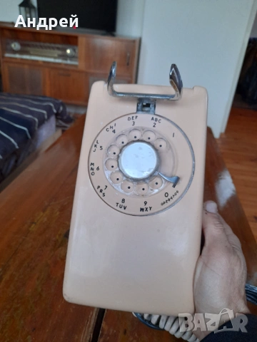 Стар телефон ITT, снимка 5 - Антикварни и старинни предмети - 53950133