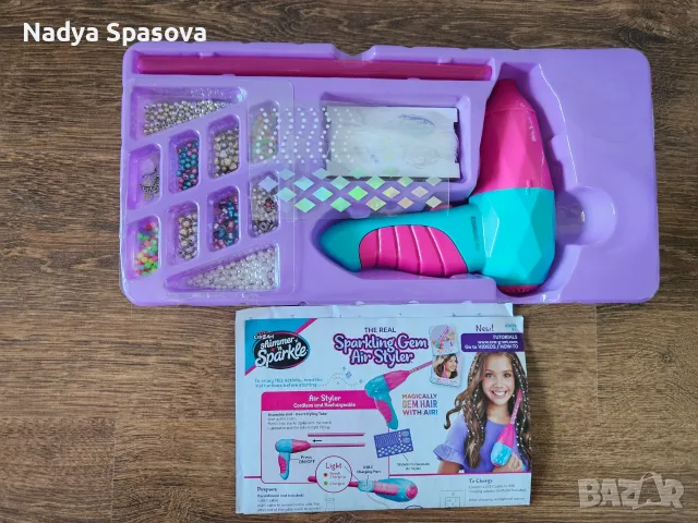 CraZArt комлект за прически Sparkling Gem Air Styler, снимка 3 - Електрически играчки - 53930022