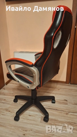 #Геймърски стол #Гейминг стол #Кожен стол #Компютърен стол #Офис стол, снимка 6 - Столове - 54231672