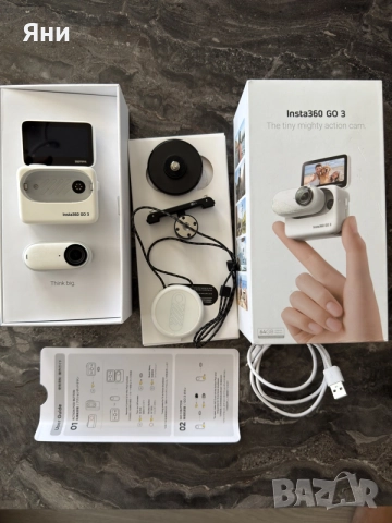 Екшън камера Insta360 - GO 3 , снимка 2 - Камери - 55479342