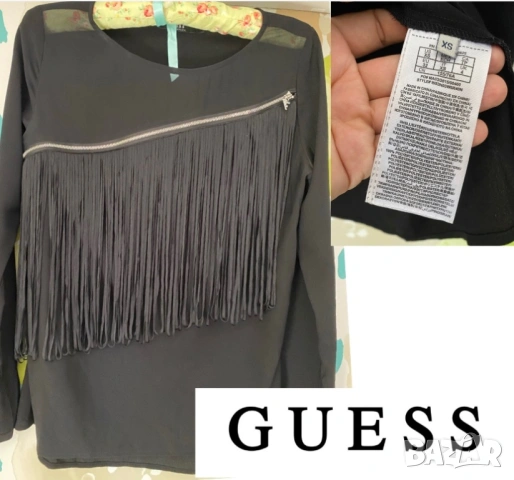 Нова блуза GUESS, XS размер,става и за S., снимка 2 - Блузи с дълъг ръкав и пуловери - 54279004