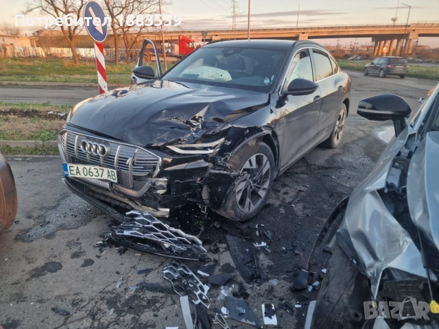 Audi e-Tron 55 Sportsback Panorama 408кс 95 квч HUD B&O 360° памет седалки Valcona