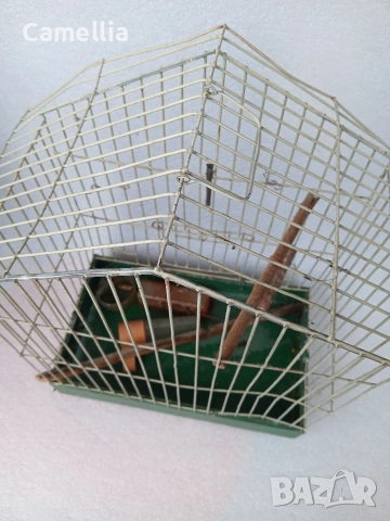 Кафез за птици + птичи пясък , снимка 2 - За птици - 52933431