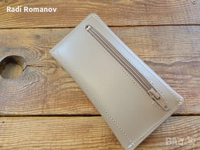 Ръчно изработен дамски кожен портфейл , снимка 3 - Портфейли, портмонета - 55346346