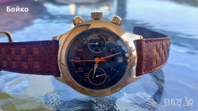 Sekonda (Польот Poljot) Chronograph 3133, снимка 4 - Мъжки - 55092832