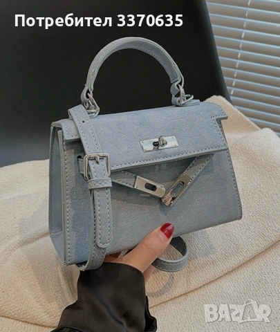 Дамска чанта Hermes Mini K*e*l*l*y, снимка 4 - Чанти - 55192990