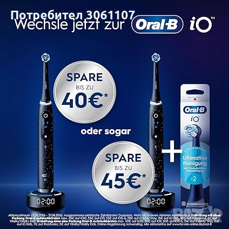 Резервни глави за електрическа четка за зъби Braun Oral-B Pro Deep Cleaning Brush Heads 6 бр, снимка 8 - Други - 54536256