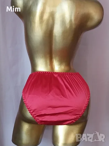 XL Червена сатенена бикина , снимка 2 - Бельо - 55593660