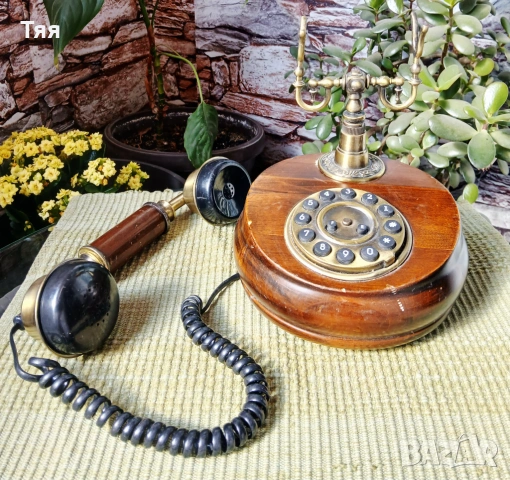Ретро винтидж телефон , снимка 4 - Други ценни предмети - 54099710