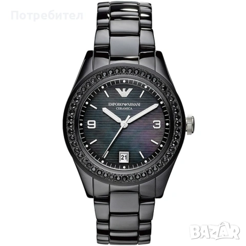 Дамски часовник Emporio Armani AR1423 Ceramica Leo, снимка 2 - Дамски - 54046464