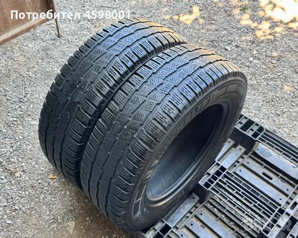 2бр.ЗИМНИ ГУМИ Michelin 215/65/16C за бус Sprinter,Iveco,Ducato,T5,T6
