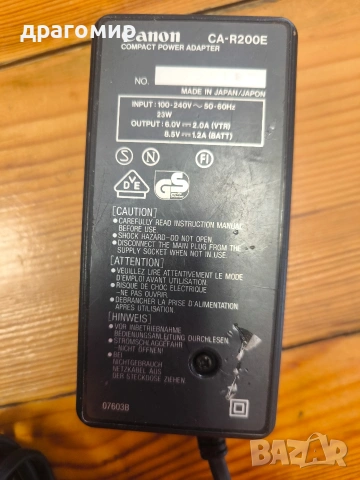 Canon CA-R200E, снимка 3 - Батерии, зарядни - 54517784