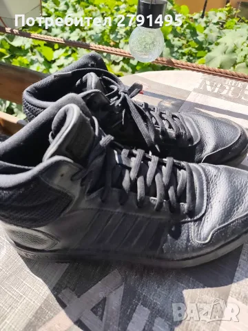 Оригинални мъжки кецове Adidas Hoops 2.0 Mid (ART F34809), снимка 7 - Маратонки - 55628470