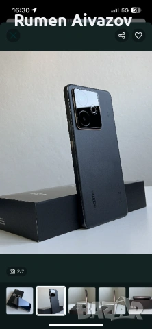 Realme RMX5085 (realme GT 7T) – IceSence Black, 12GB RAM / 512GB ROM, снимка 2 - Други - 54493353
