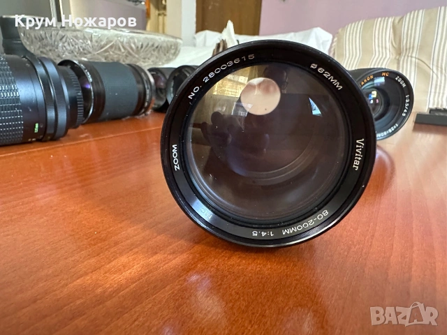 Продавам Обектив      Продавам Обектив  Vivitar. 80-200mm  1:4,5. , снимка 2 - Обективи и филтри - 55247621