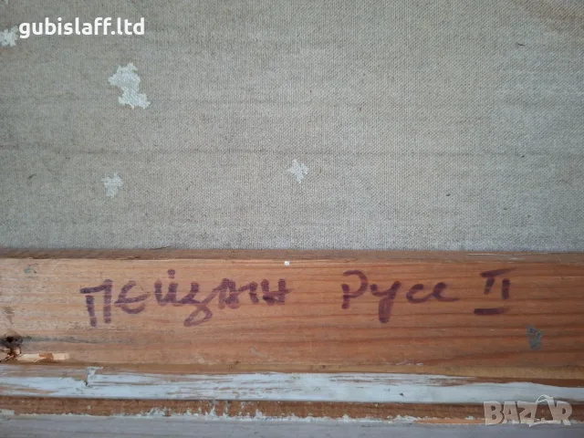 Картина "Пейзаж от Русе", худ. П. Петков (1924-1976), снимка 5 - Картини - 55685215