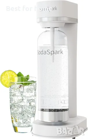 Soda Spark Машина за газирана вода с 1л бутилка за многократна употреба , снимка 2 - Други - 55421220