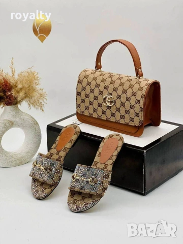 Gucci Нови Дамски Чехли Различни Цветове Гучи , снимка 6 - Чехли - 55152592