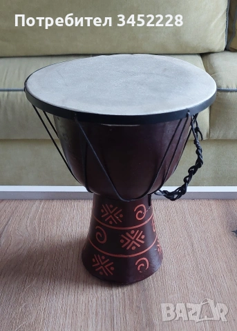 Африкански барабан декорация сувенир за ценители 