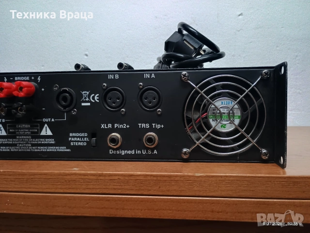 Мощно качествено стъпало T amp TA 2400. 3300W траф. , снимка 9 - Ресийвъри, усилватели, смесителни пултове - 55246489